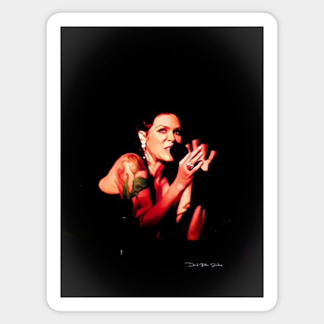 Beth Hart - 2014 Sticker by davidbstudios